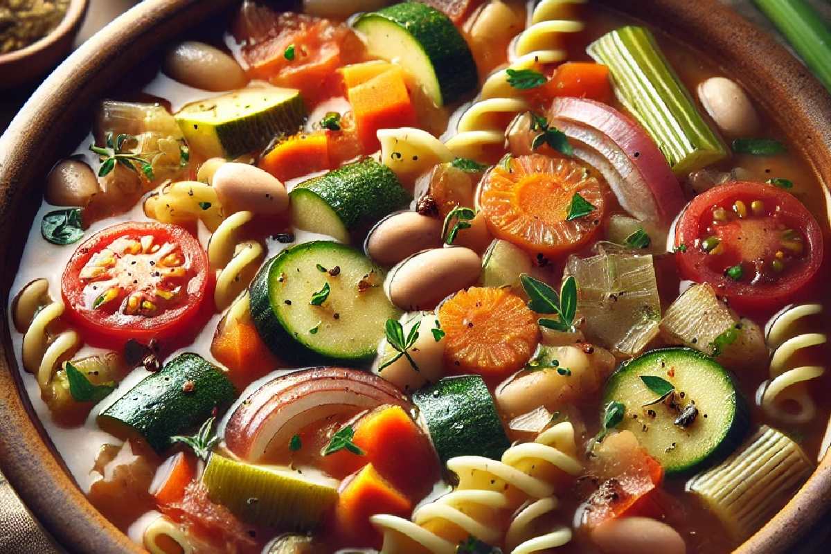 Slow Cooker Minestrone Soup