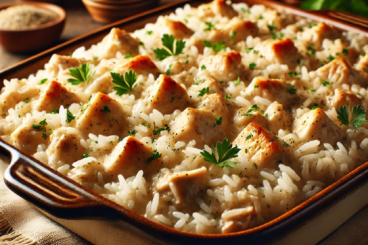 Classic Chicken and Rice Casserole