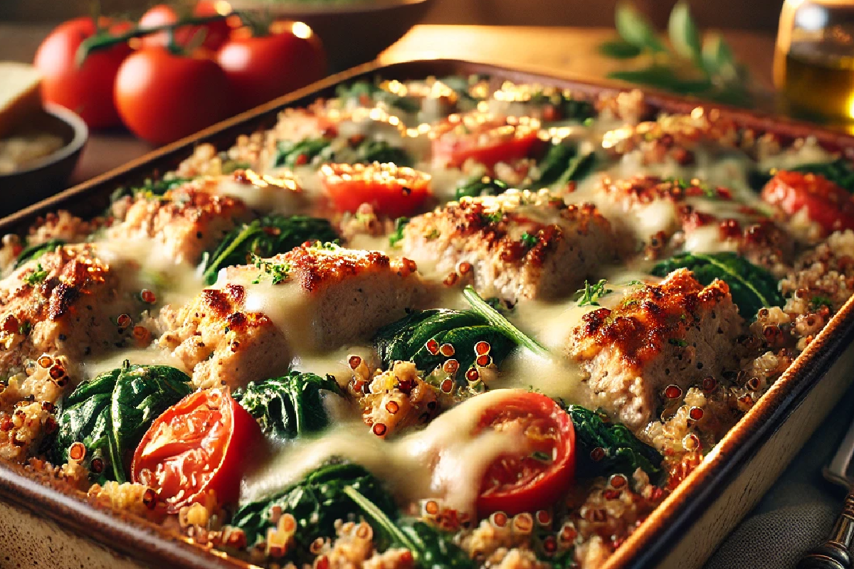 Ground Turkey and Quinoa Casserole