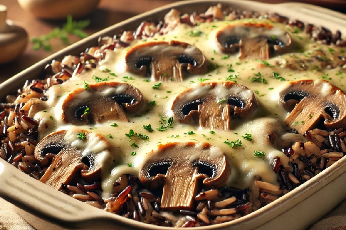 Mushroom and Wild Rice Casserole