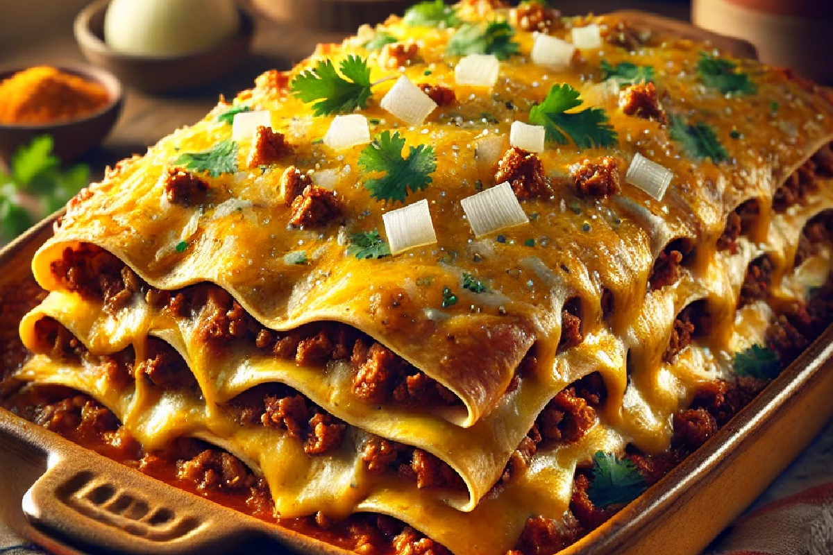 Beef Enchilada Casserole