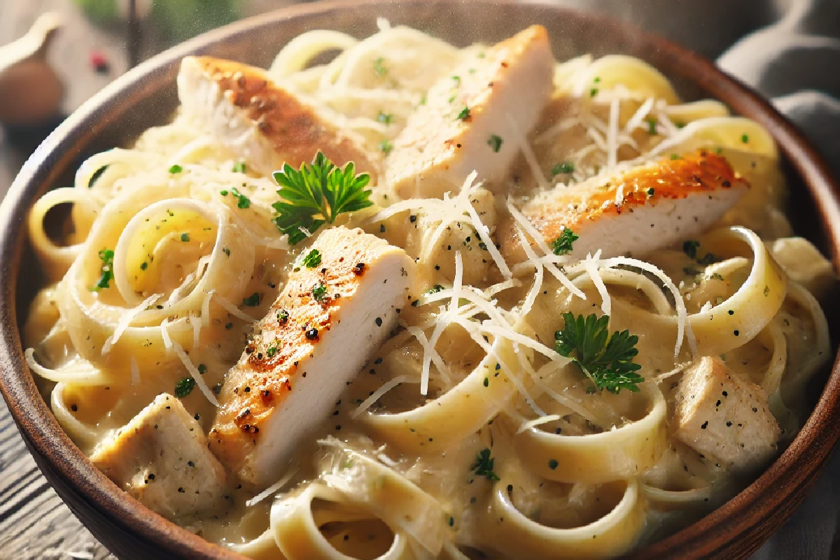 Creamy Chicken Alfredo Pasta