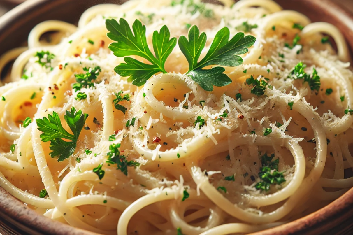 Creamy Garlic Parmesan Pasta