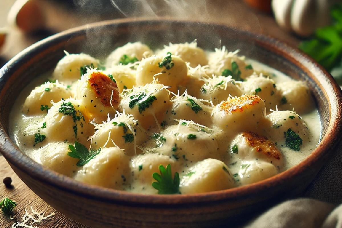 Gnocchi in Gorgonzola Sauce