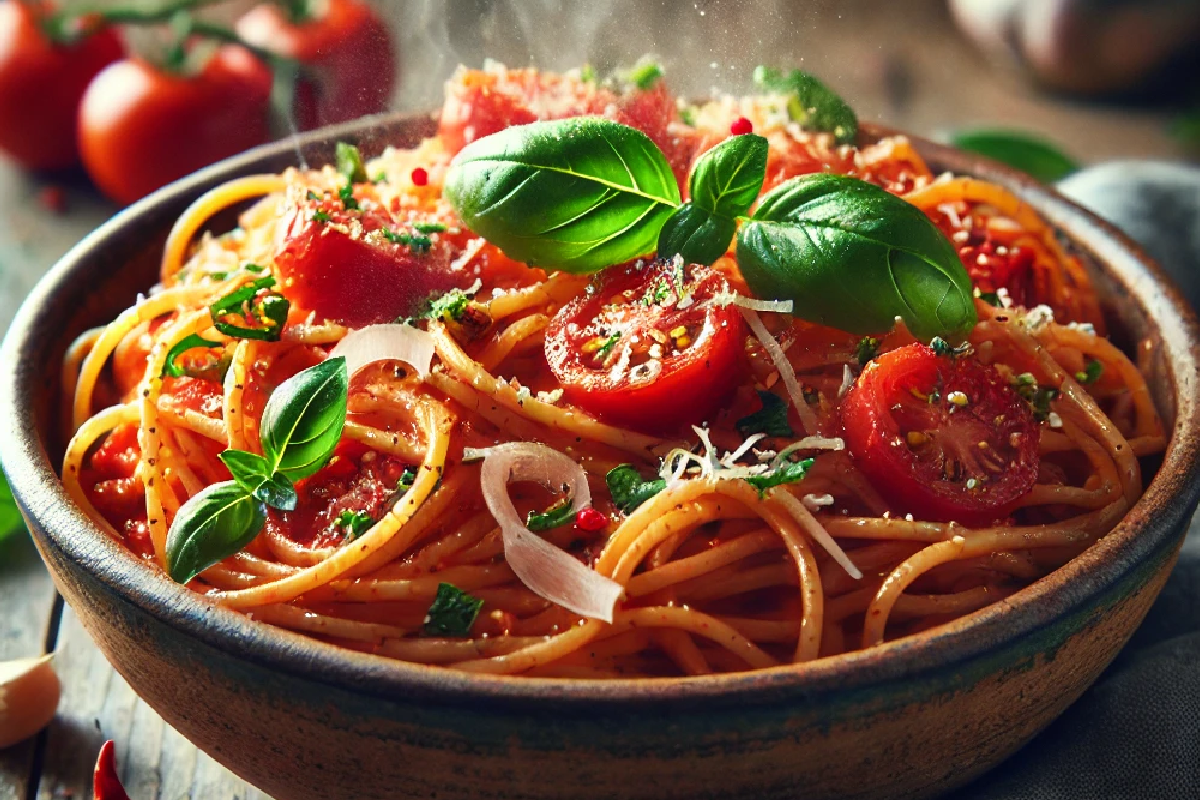 One-Pot Tomato Basil Pasta