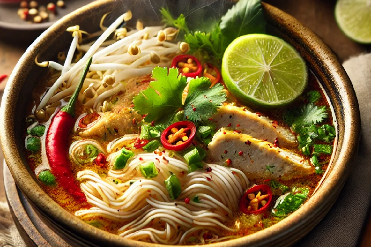 Spicy Thai-Inspired Noodle Soup