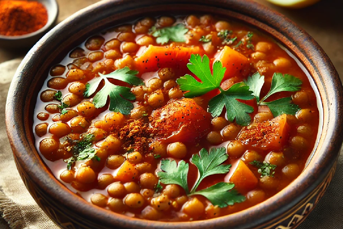 Moroccan Spiced Lentil Soup