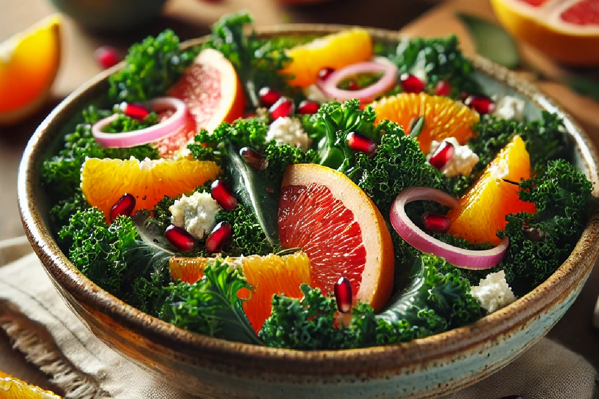 Winter Citrus and Kale Salad