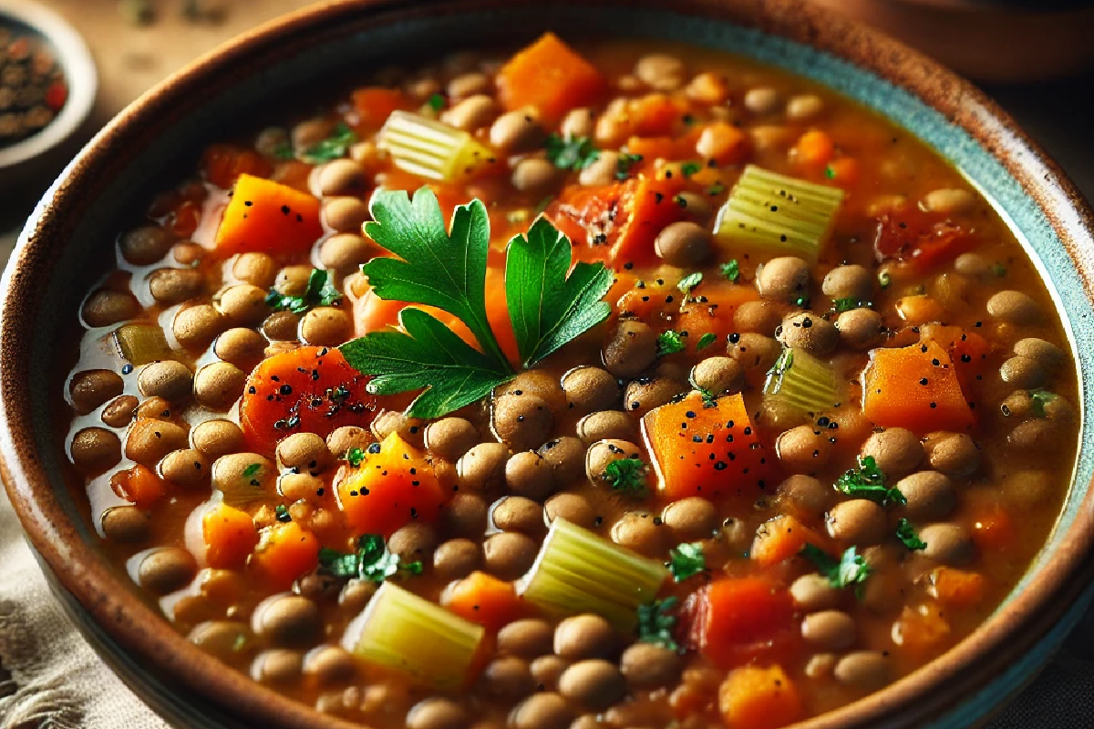 Hearty Lentil and Vegetable Soup