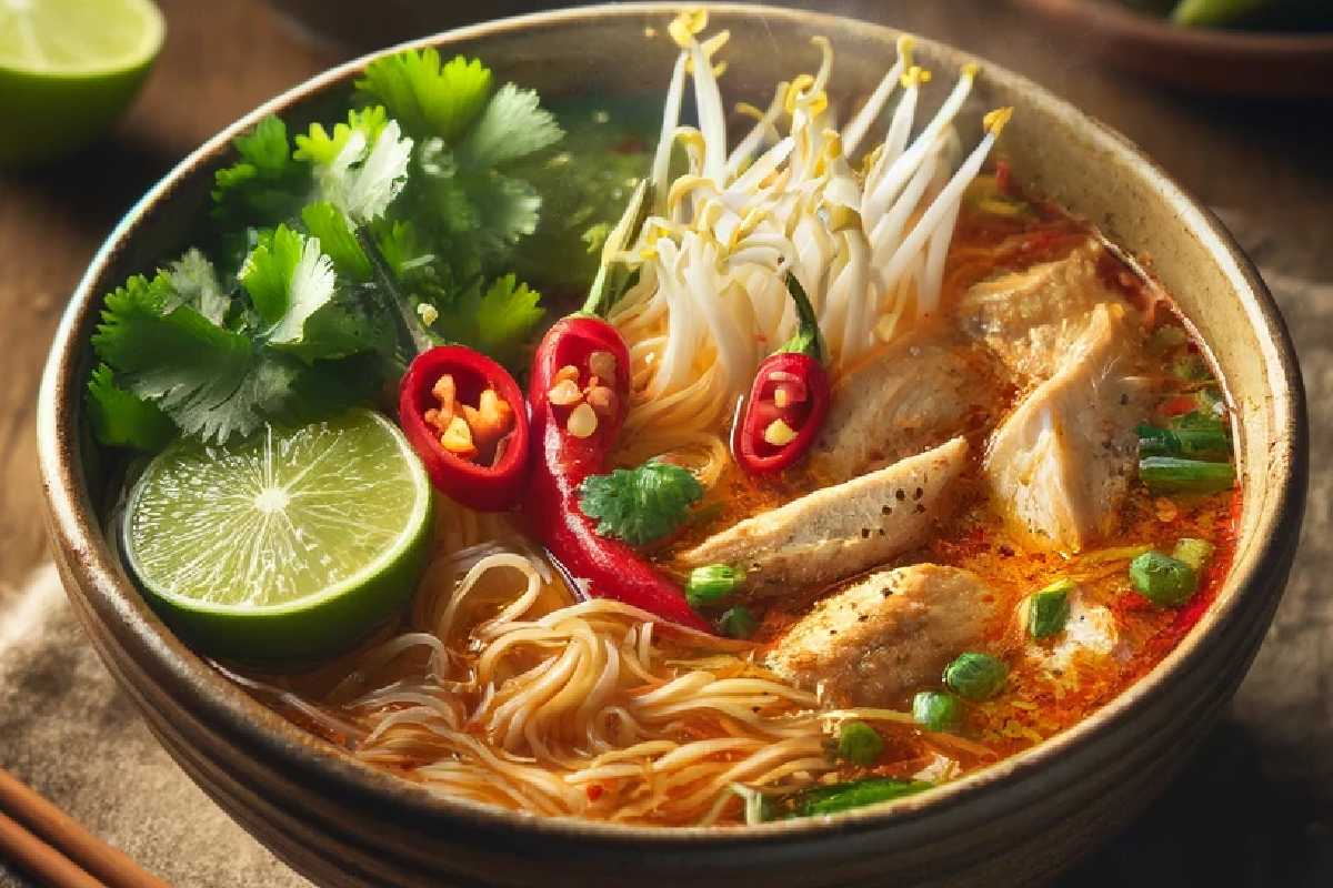 Spicy Thai-Inspired Noodle Soup