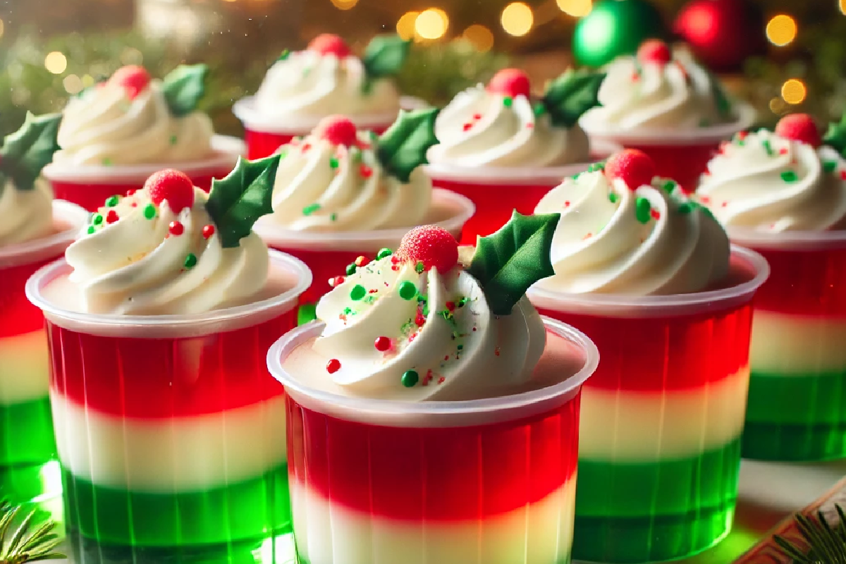 Holiday Jello Cups