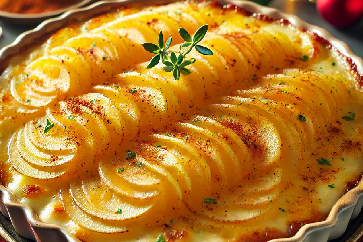 Christmas Scalloped Potatoes