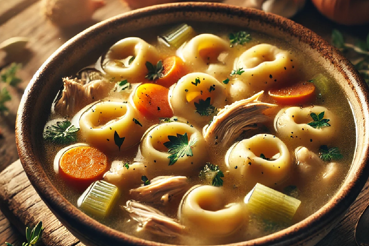 Chicken Tortellini Soup