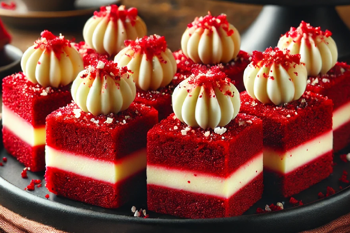 Red Velvet Cheesecake Bites