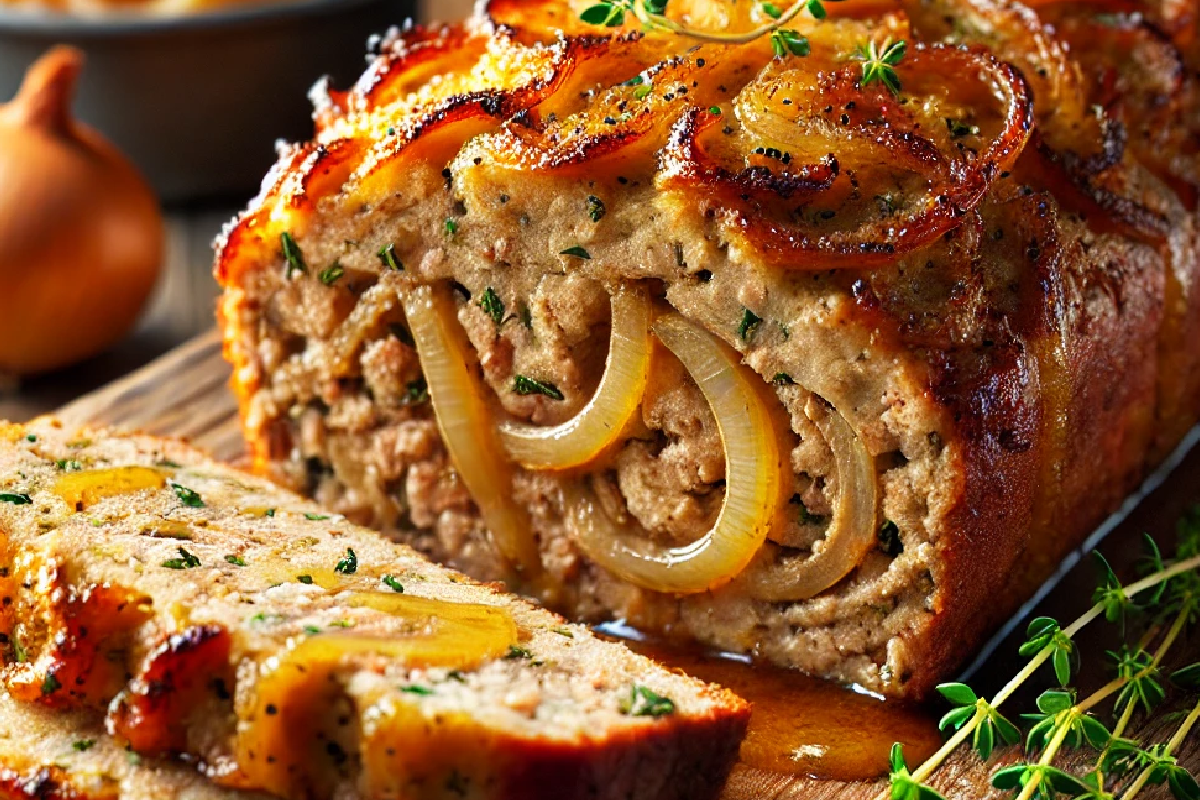 French Onion Meatloaf