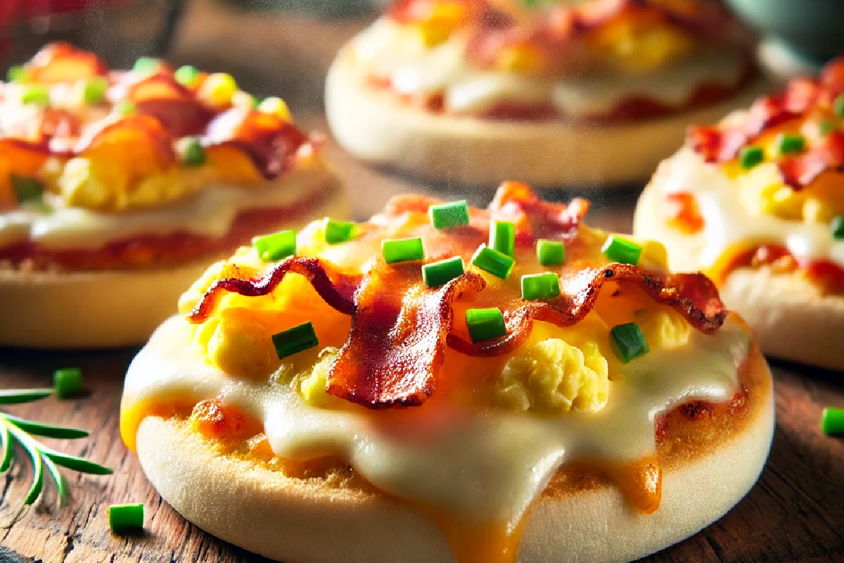 English Muffin Breakfast Pizza