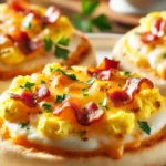 English Muffin Breakfast Pizza