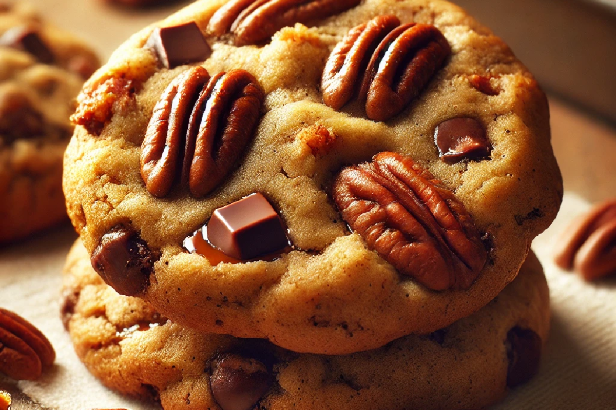 Brown Butter Pecan Chocolate Cookies