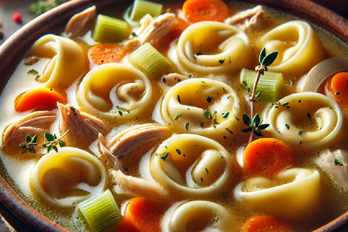 Chicken Tortellini Soup