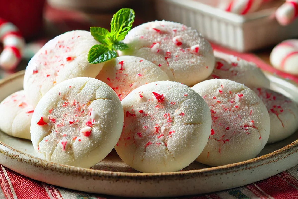 Peppermint Meltaway Cookies