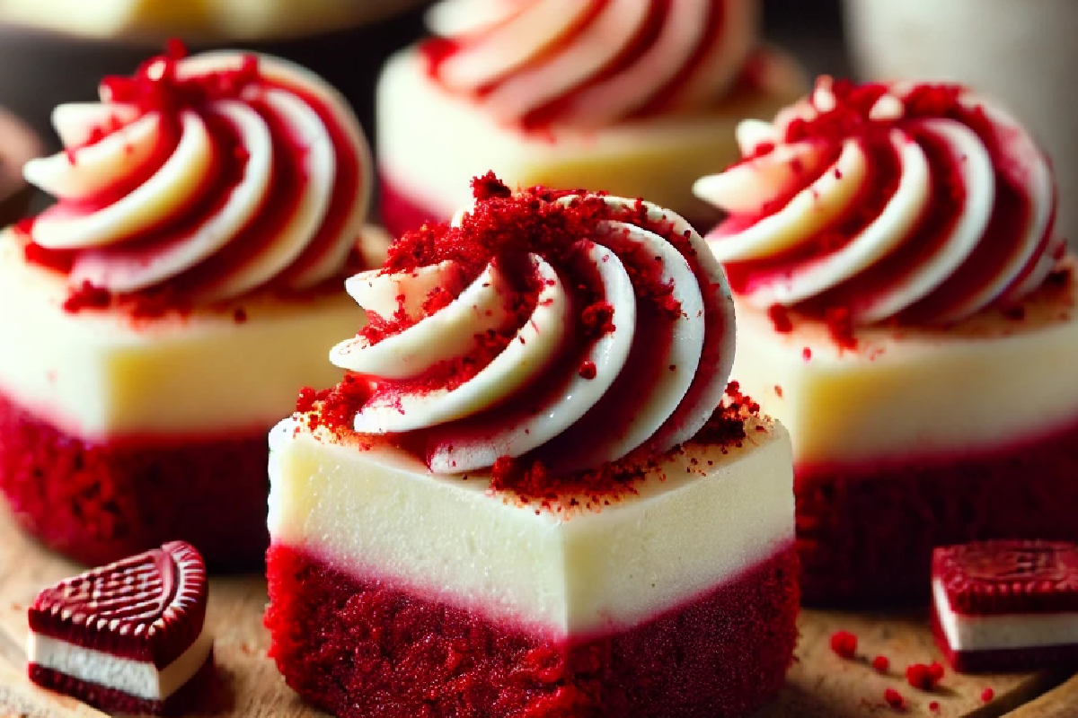 Red Velvet Cheesecake Bites