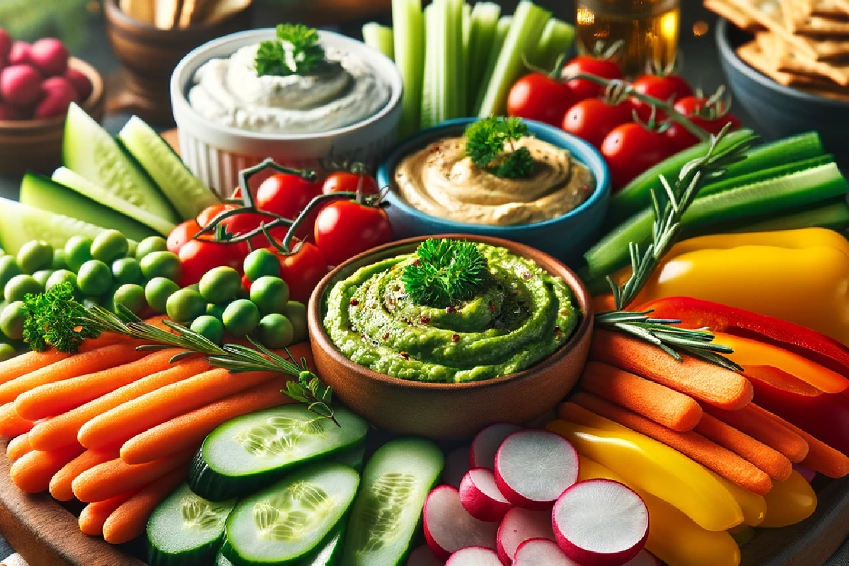 Vegetable and Dip Charcuterie