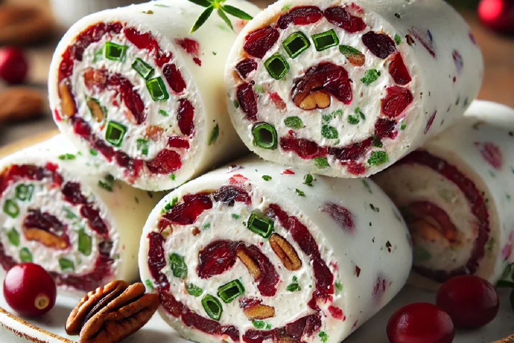 Christmas Cranberry Roll Ups