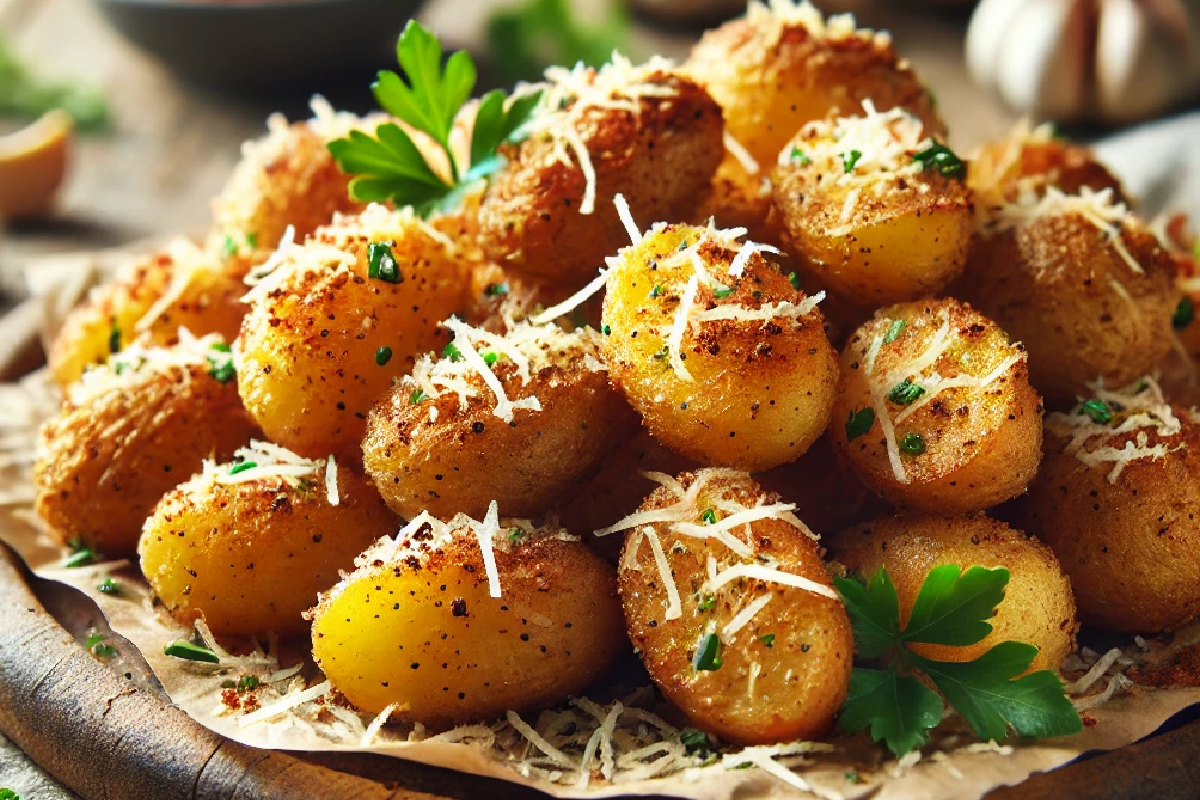 Crispy Parmesan Potatoes