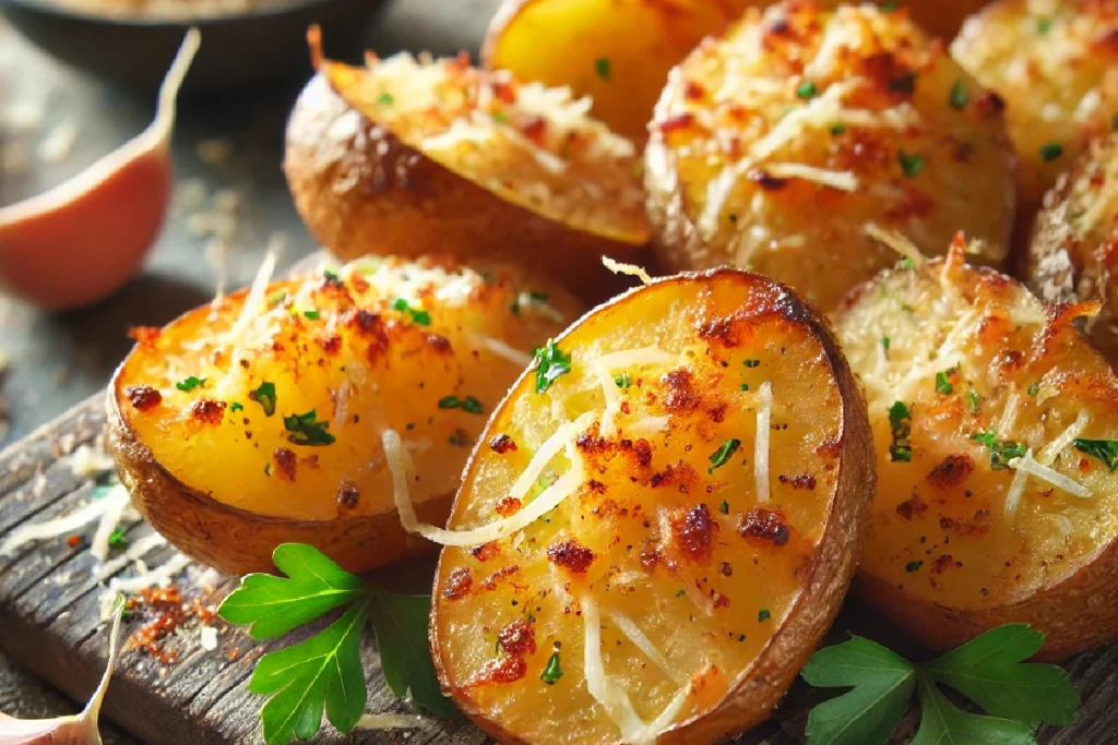 Crispy Parmesan Potatoes