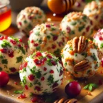 Mini Cranberry Pecan Cheese Balls