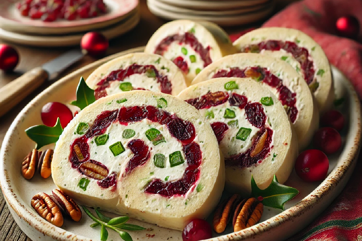 Christmas Cranberry Roll Ups