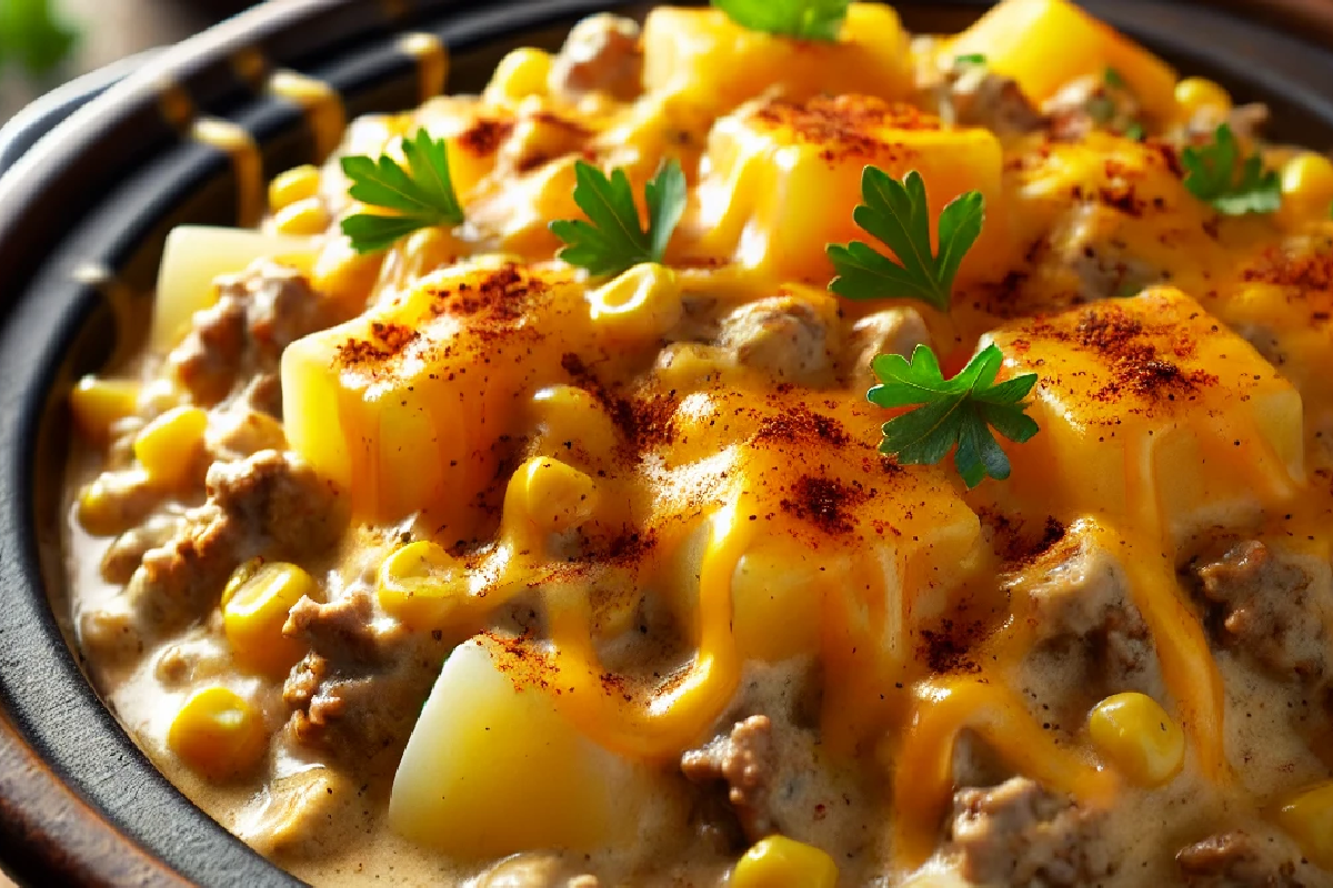 Slow Cooker Cowboy Casserole