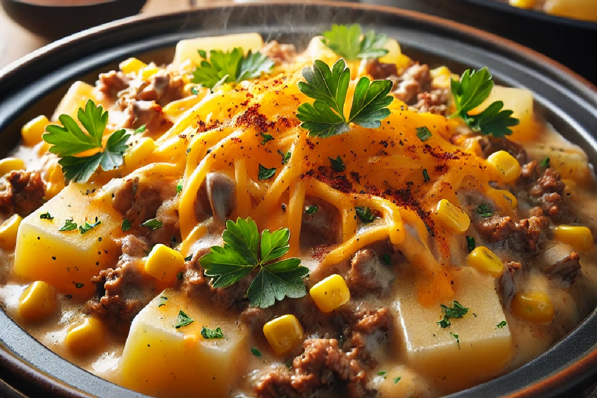 Slow Cooker Cowboy Casserole