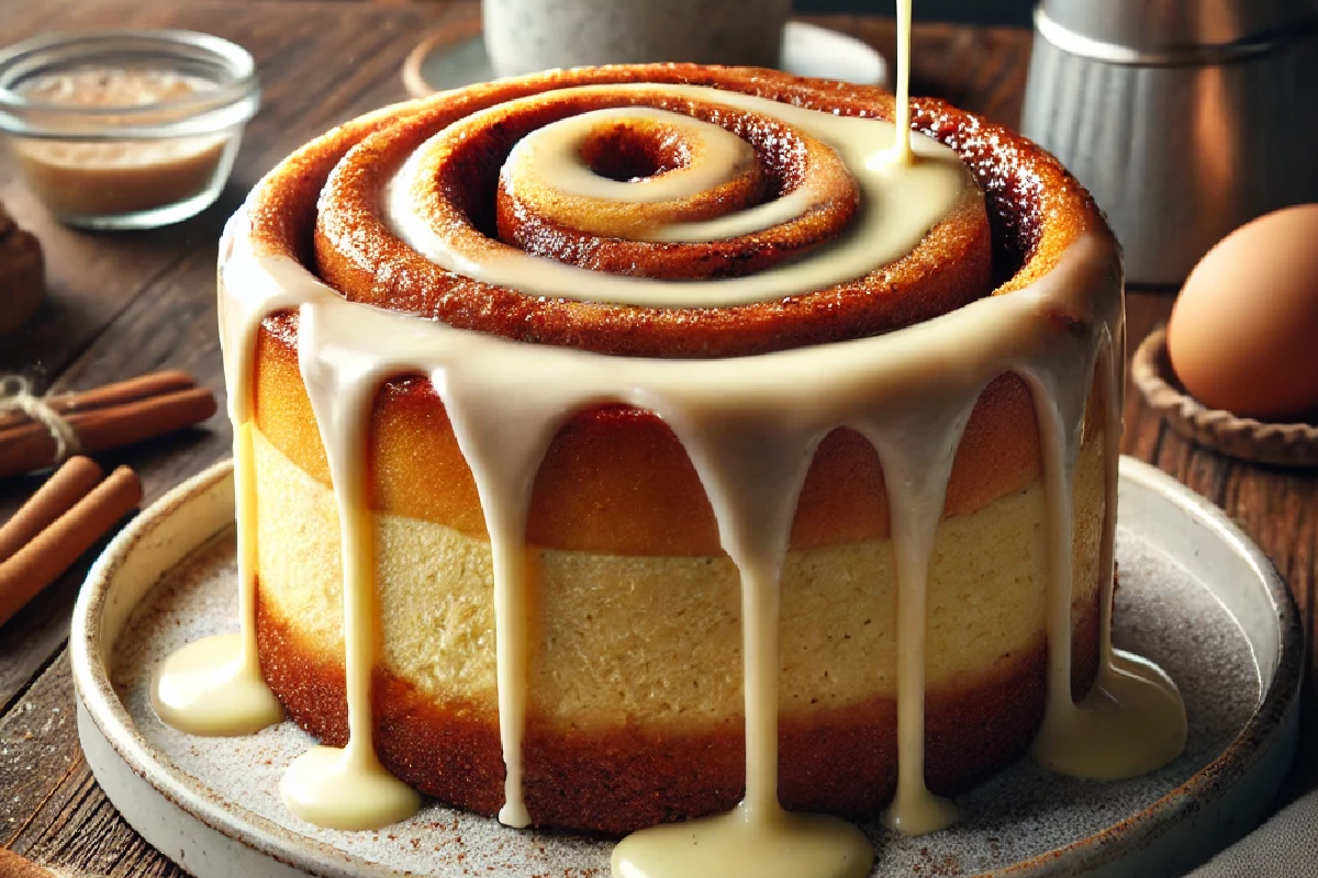 Cinnamon Roll Cheesecake