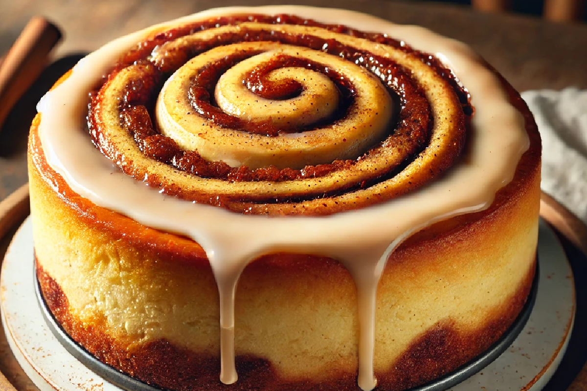 Cinnamon Roll Cheesecake