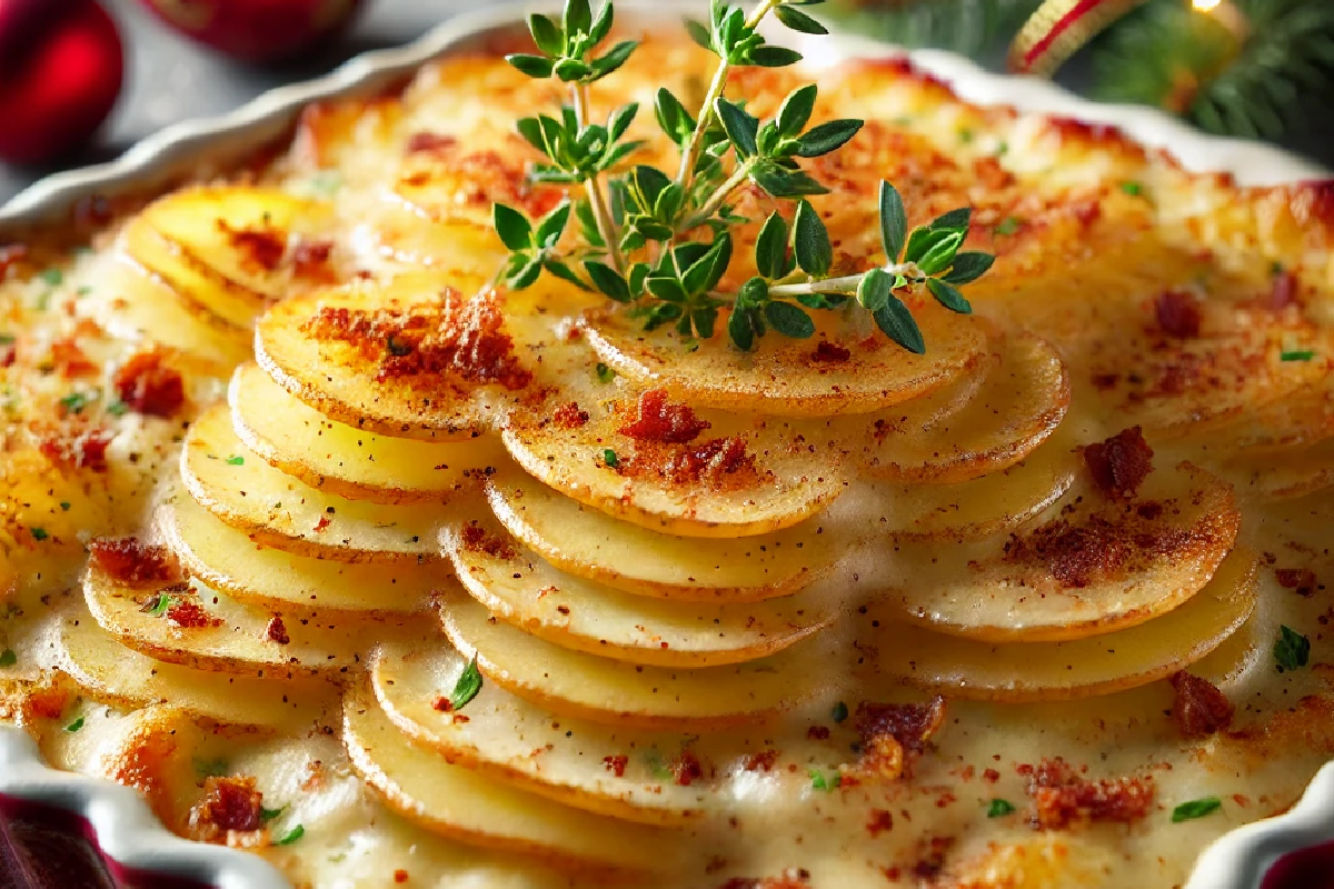 Christmas Scalloped Potatoes