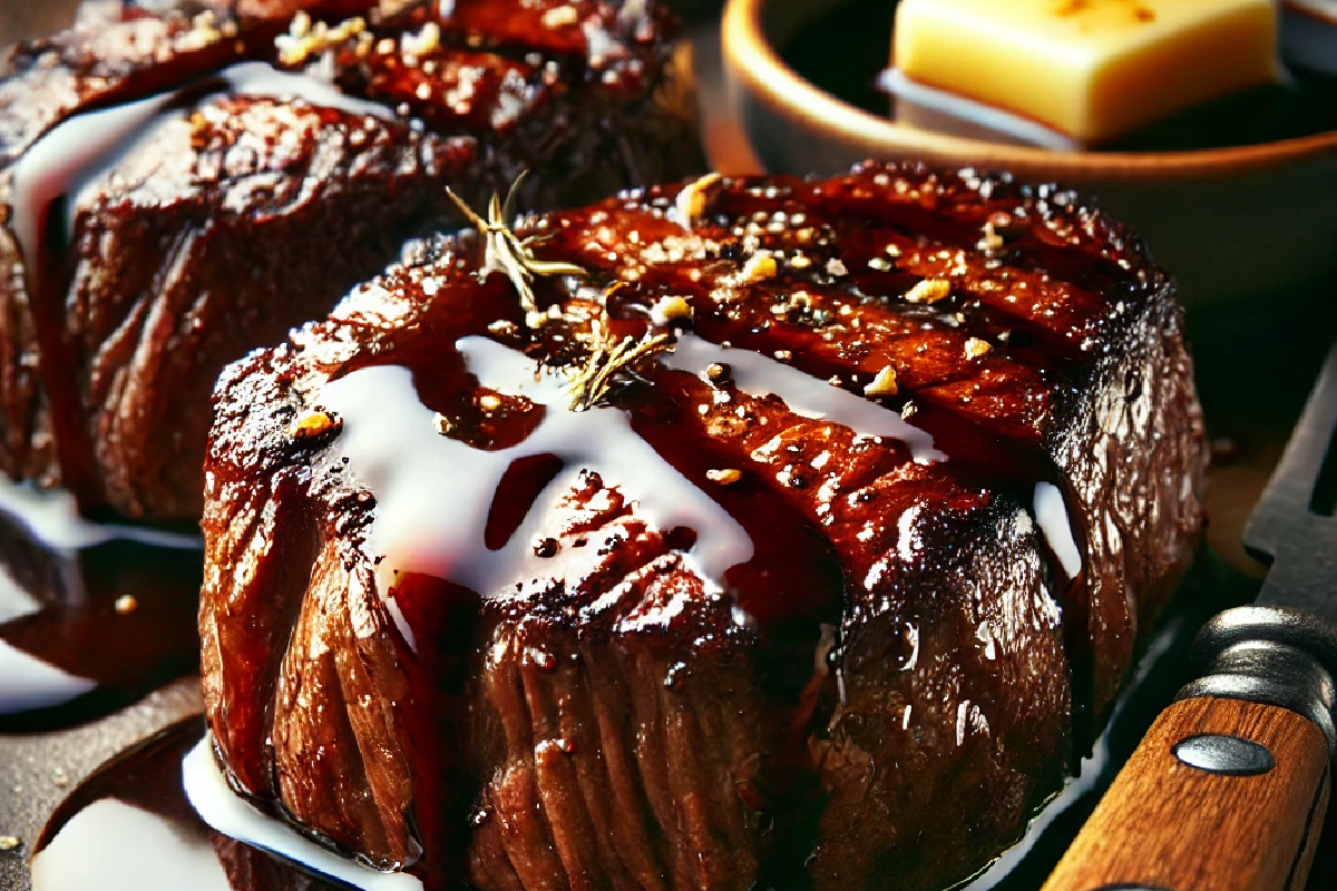 Filet Mignon with Balsamic Glaze