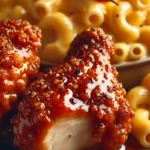 Honey Pepper Chicken with Creamy Macaroni Cheese