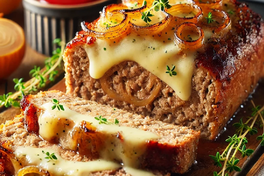 French Onion Meatloaf