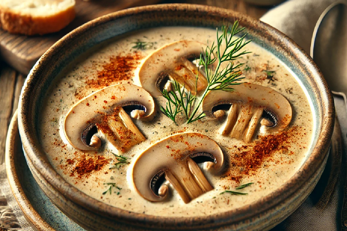 Creamy Hungarian Mushroom Soup