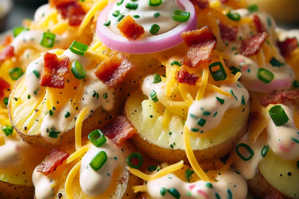 Crispy Smashed Potato Salad