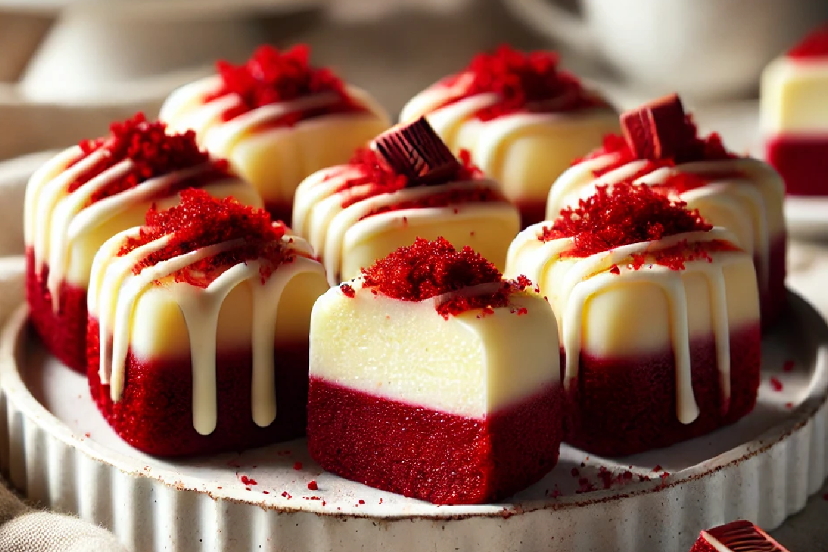 Red Velvet Cheesecake Bites