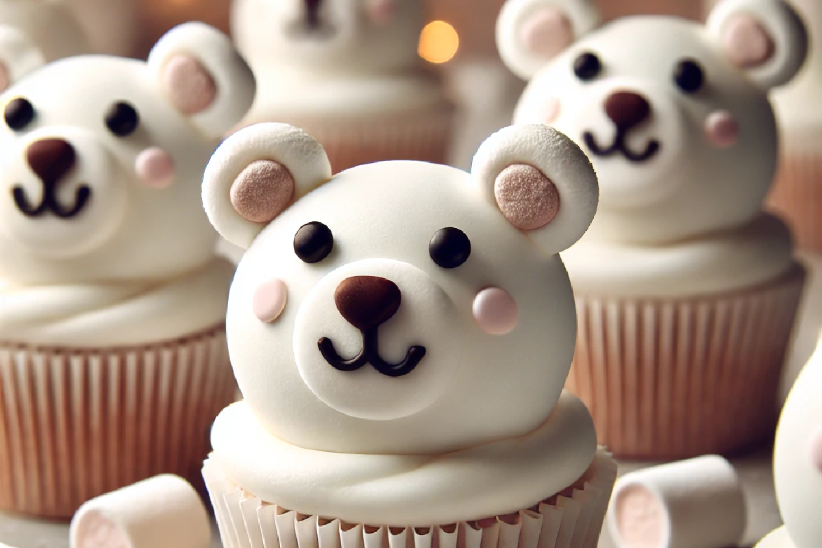 Polar Bear Cupcakes