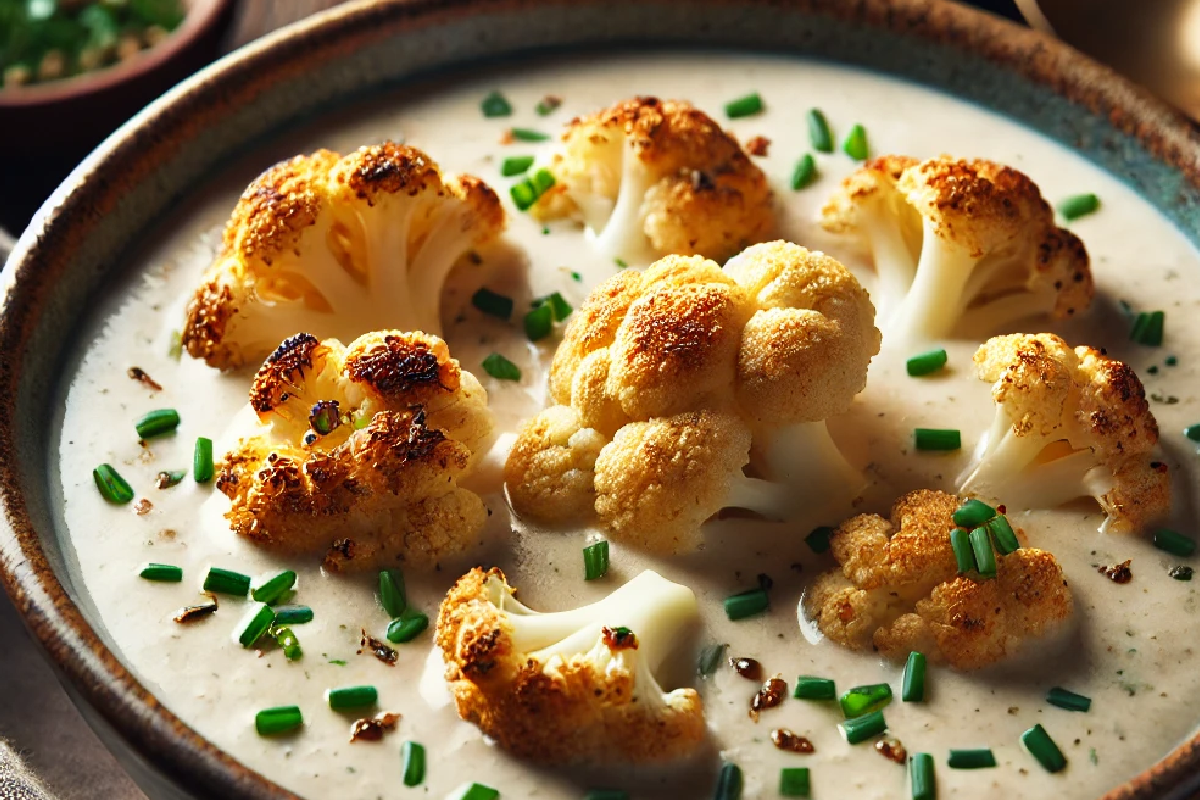 Roasted Cauliflower Soup