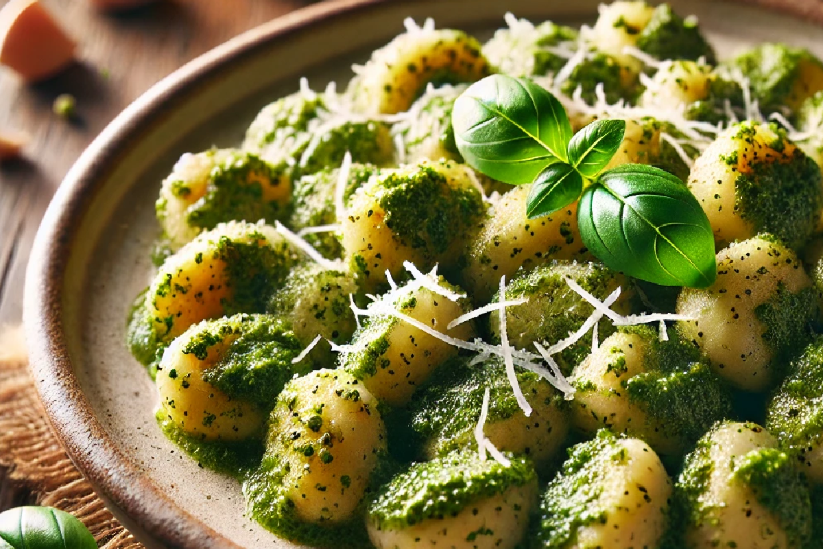 Quick Gnocchi with Pesto