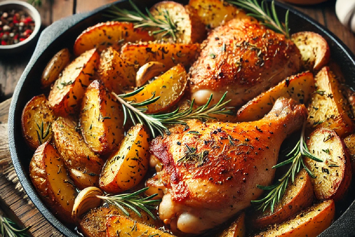 One-Pan Chicken and Potatoes