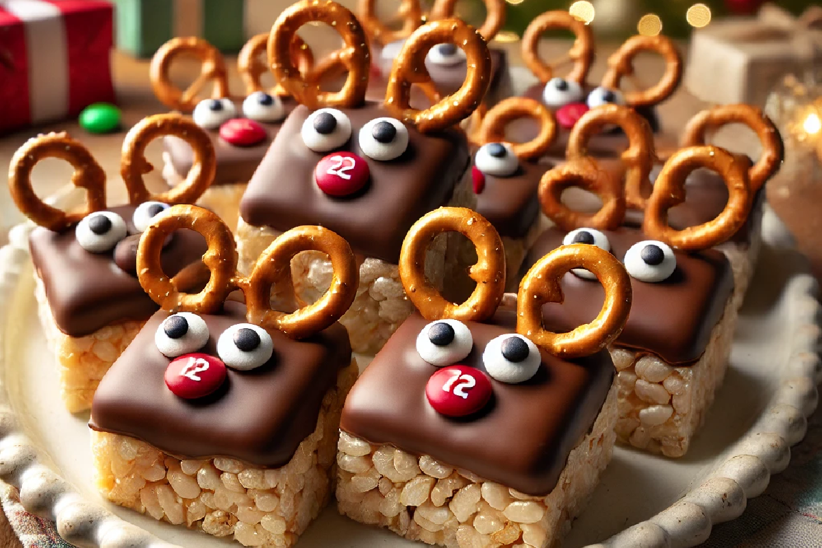 Reindeer Rice Krispie Treats