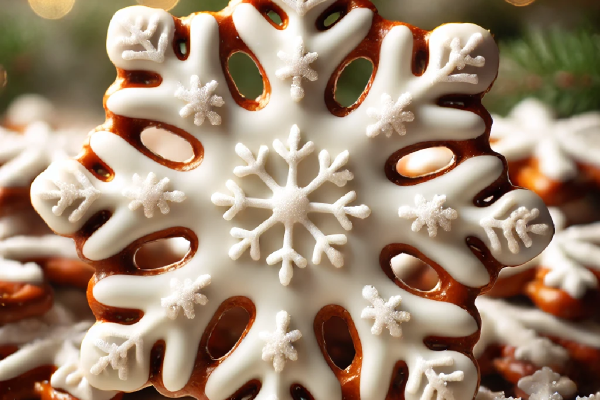 Snowflake Pretzels