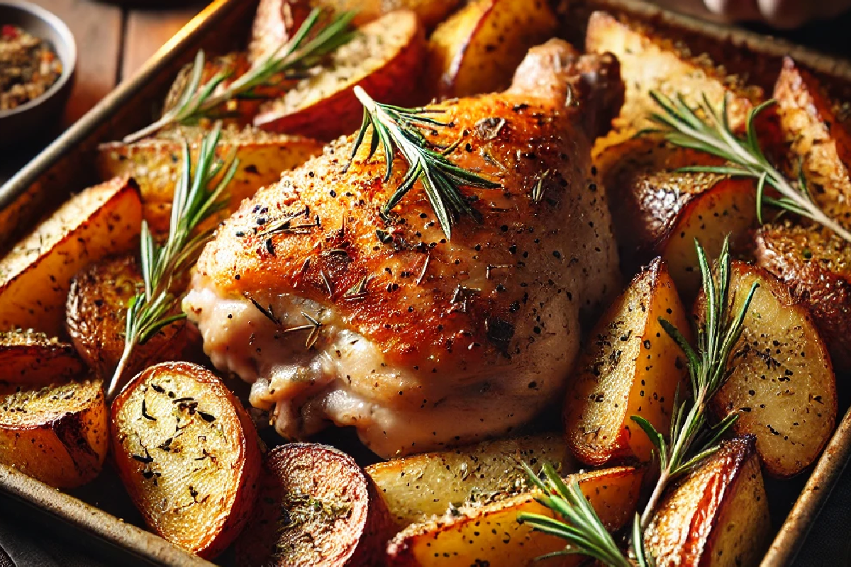 One-Pan Chicken and Potatoes