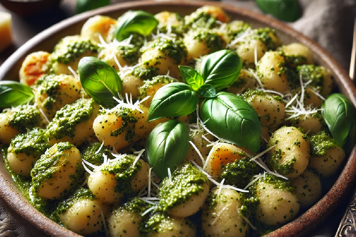 Quick Gnocchi with Pesto